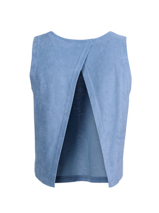 THE TERRY TOP SMOKY BLUE