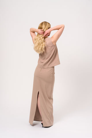 THE SKIRT CARAMEL