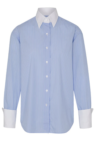 THE STRIPED SHIRT - BLUE