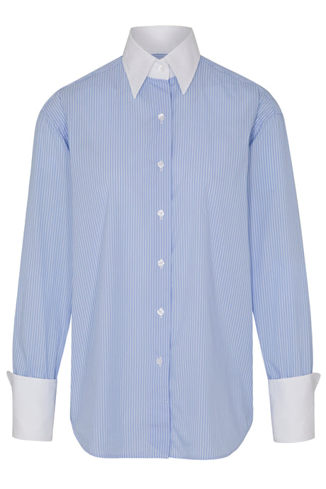 THE STRIPED SHIRT - BLUE