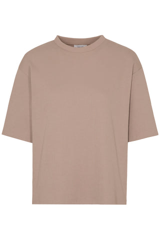 THE RIB SHIRT - TAUPE