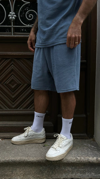 THE TERRY SHORTS MEN SMOKY BLUE