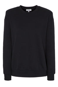 THE PADDED SWEATER - BLACK