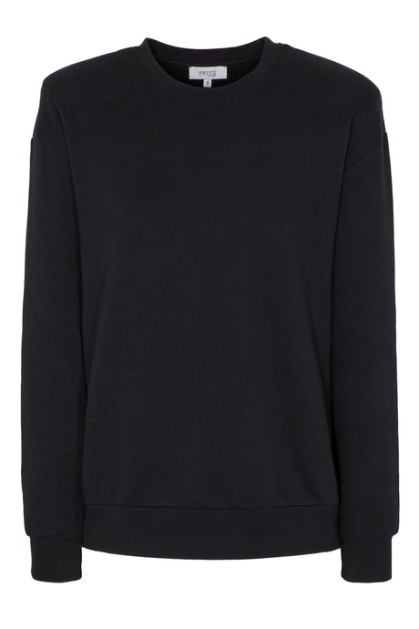 THE PADDED SWEATER - BLACK