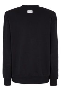 THE PADDED SWEATER - BLACK
